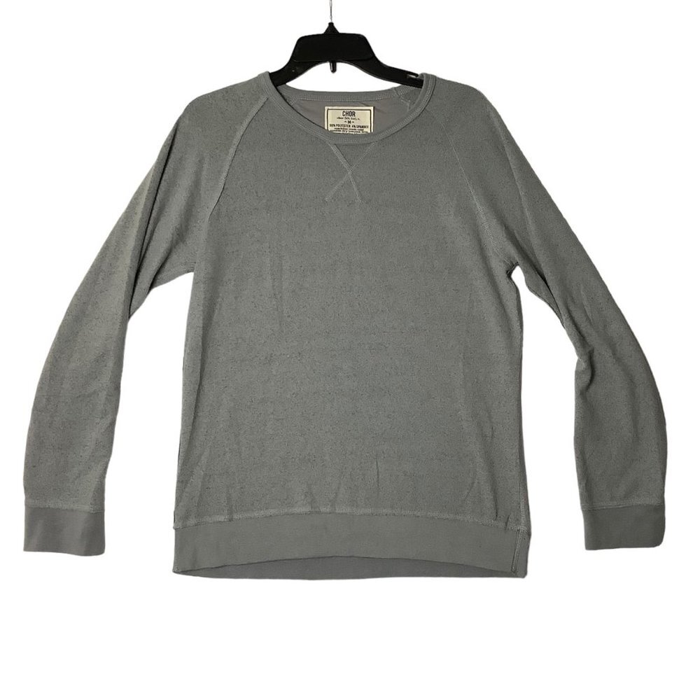 Chor Pullover Lightweight‎ Sweatshirt Men Medium Gray Normcore